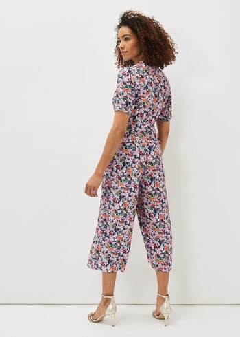 Phase Eight Astrid Ditsy Jumpsuit Multicolor Canada | QDJSRB-175